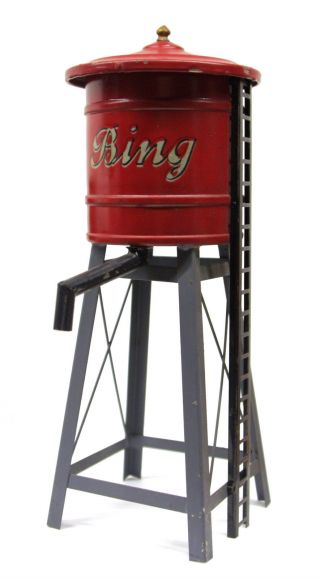 Bing Wasserturm - Um 1925 - Signiert Bw - Komplett.  Selten. Bild