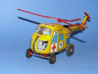 Blechspielzeug Gama Adac Hubschrauber 60er Jahre Bild