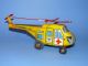 Blechspielzeug Gama Adac Hubschrauber 60er Jahre Original, gefertigt 1945-1970 Bild 1