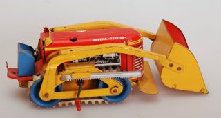 Gescha Raupe - Typ 2 K - Blechspielzeug Bulldozer Bild
