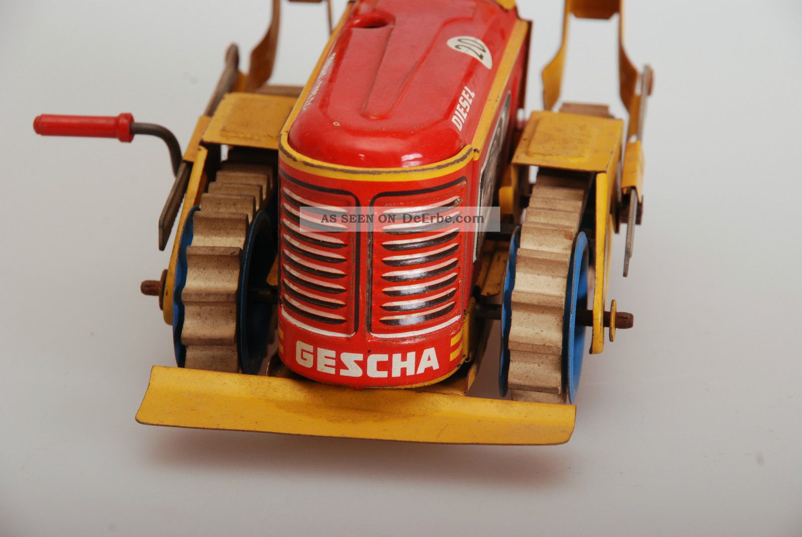 GESCHA PLANIERRAUPE MIT ANHÄNGER #723 GESCHA ABSOLUTE RARITÄT GESCHA PLANIERRAUPE MIT ANHÄNGER #723 GESCHA ABSOLUTE RARITÄT