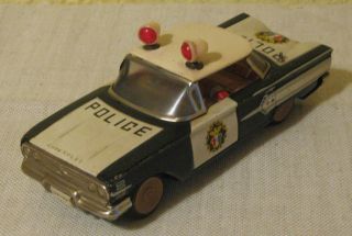 Blech Polizeiauto Chevrolet 50er Jahre Bild