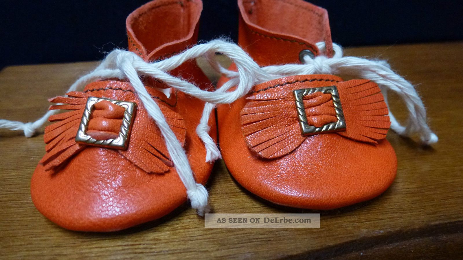 Unbranded - Paire de gants en cuir antiques - extra petit