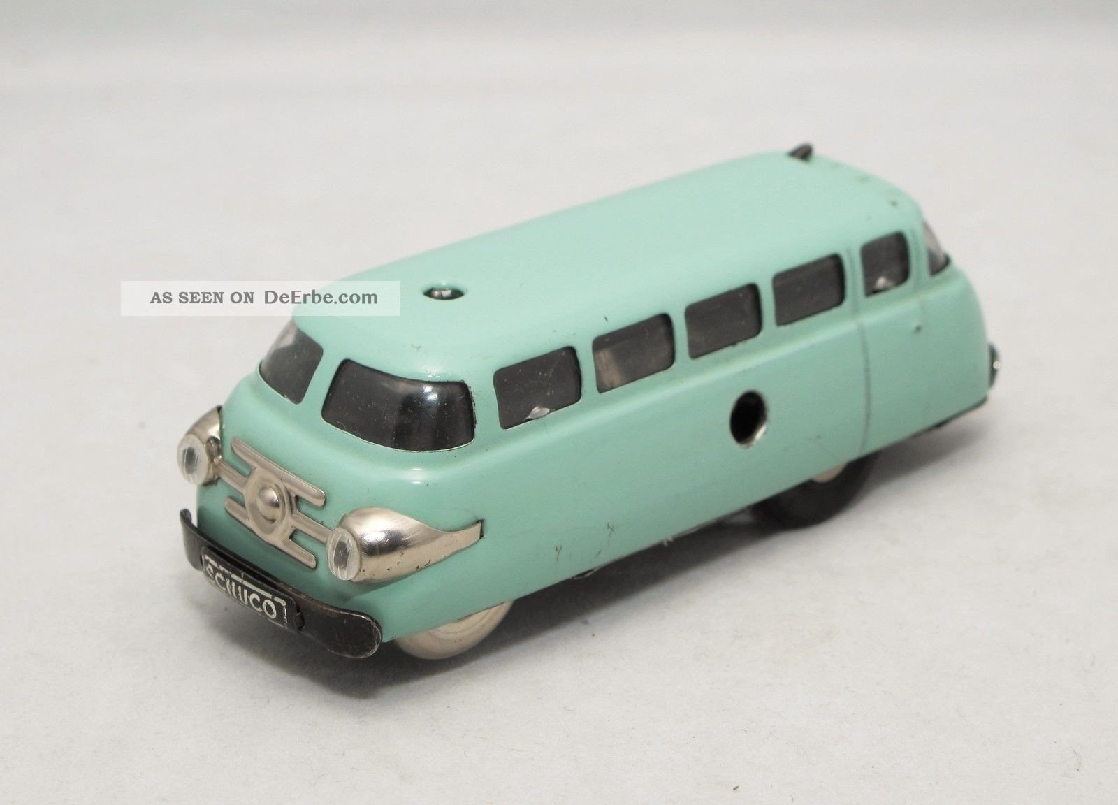 Schuco 3044 Varianto Bus Grün 1951 - 1966 Uhrwerk Funktioniert / Clockwork Original, gefertigt 1945-1970 Bild