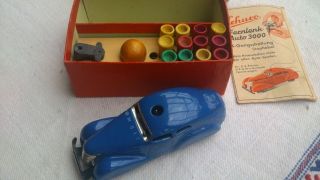 Schuco Fernlenk Auto 3000 Blau In Der Schachtel 4 - Gang Schaltung Bild