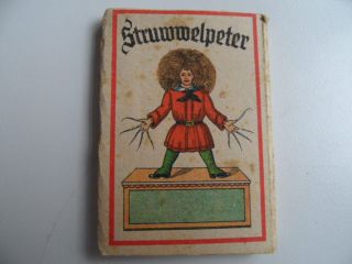 Altes Kartenspiel Quartett Struwwelpeter Ca.  1920 6x4 Karten,  Spielregel Bild