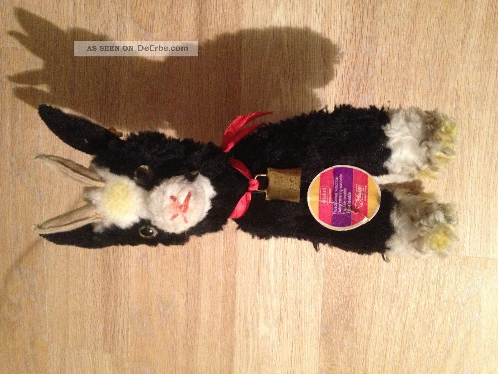 Steiff - Tier Ziegenbock Schwarz - Weiss Nr.  960/25,  Steiff Tiere Bild