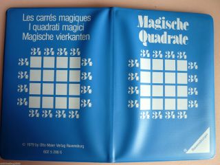 Ravensburger Spiel Magische Quadrate 1979 Selten Bild