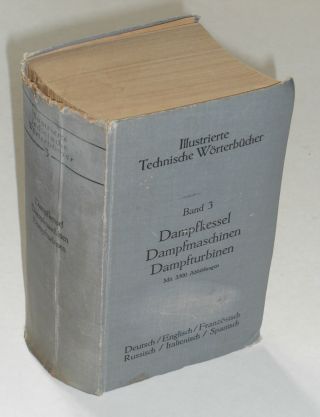 Illustrierte Technische Wörterbücher Bd 3 Dampfkessel Dampfmaschine Dampfturbine Bild