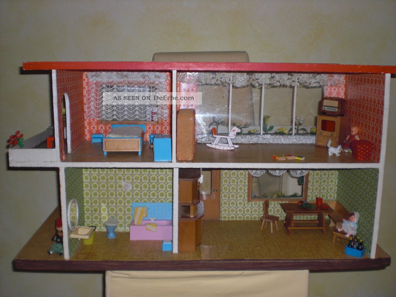 Schne Puppenhaus 60er Jahre Bild