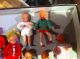 10 Stück Alte Mini BiegepÜppchen Familie Puppenstube Sammlung Vintage Original, gefertigt vor 1970 Bild 4
