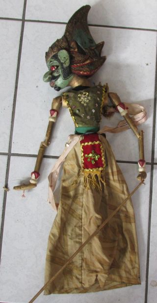 Alte Marionette Indonesien Thailand ? Holz Alter ? Ca.  65 Cm Bild