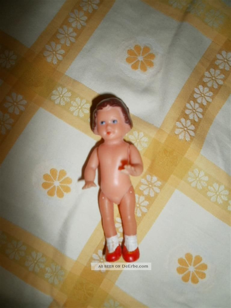 Schöne Alte Ari Puppen 6 Cm Für Puppenstube Minipuppe Original, gefertigt vor 1970 Bild