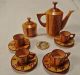 Niedliches Kaffeeservice Teeservice Puppenhaus Holz Unbespielt Nostalgieware, nach 1970 Bild 1
