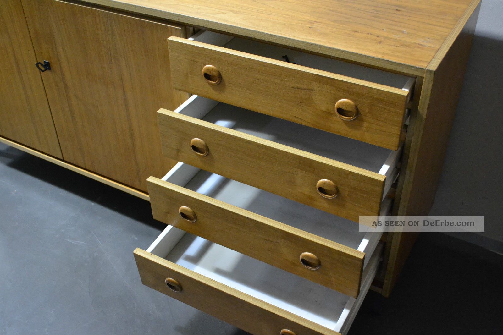 Design Sideboard Anrichte Kommode 60er 70er Jahre Teak Teakholz Mid Century