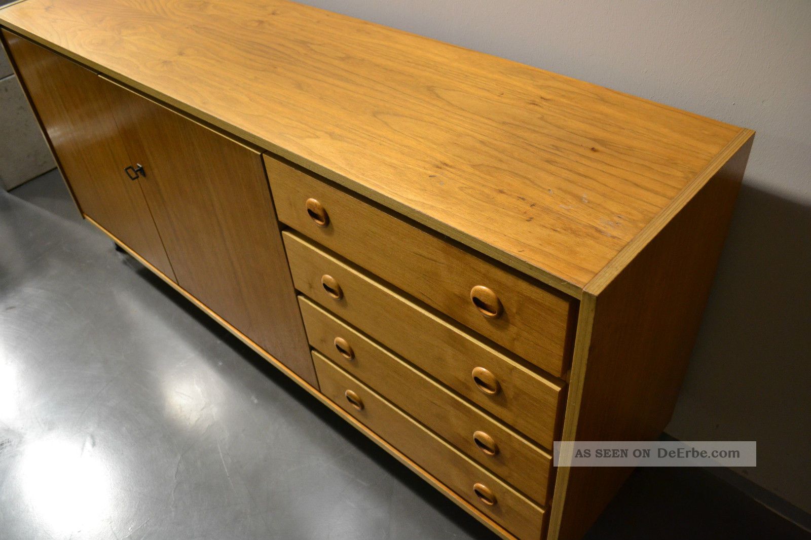Design Sideboard Anrichte Kommode 60er 70er Jahre Teak Teakholz Mid Century