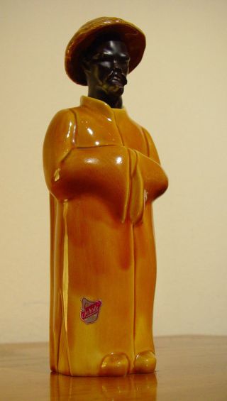 Likörflasche 50s 50er Keramik Porzellan Chinesischer Mönch Artist Paul Serste Bild