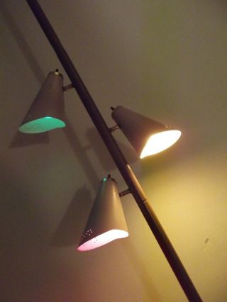 50s Pole Lamp Usa Einspannleuchte - 50er/60er Atomic Sputnik,  TÜtenlampe Bild