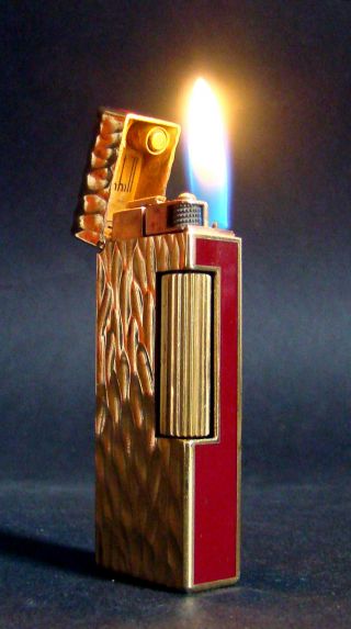 Dunhill Dome Chinalack Feuerzeug Vintage Lighter 70er Top & Mega Rare Bild