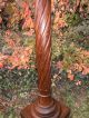 Jugendstil Blumensäule Blumenständer Säule Nussbaum Um 1900 Antike Originale vor 1945 Bild 1
