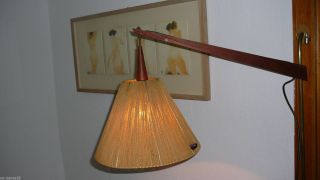 50er 60er Jahre Teakholz Wandlampe,  Lamp,  Leselampe Danish,  Top,  Anschauen Lohnt Bild