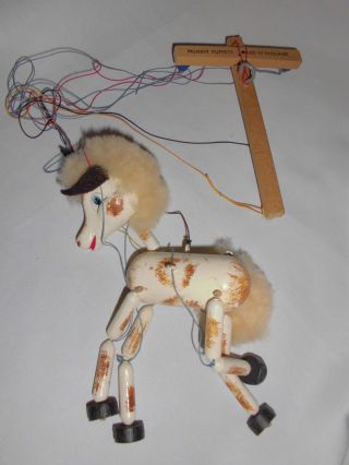 Marke Pelham Marionette Pferd Holz Weihnachten Ovp Bild