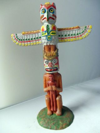 Elastolin Marterpfahl Indianer Kunststofffigur Bild