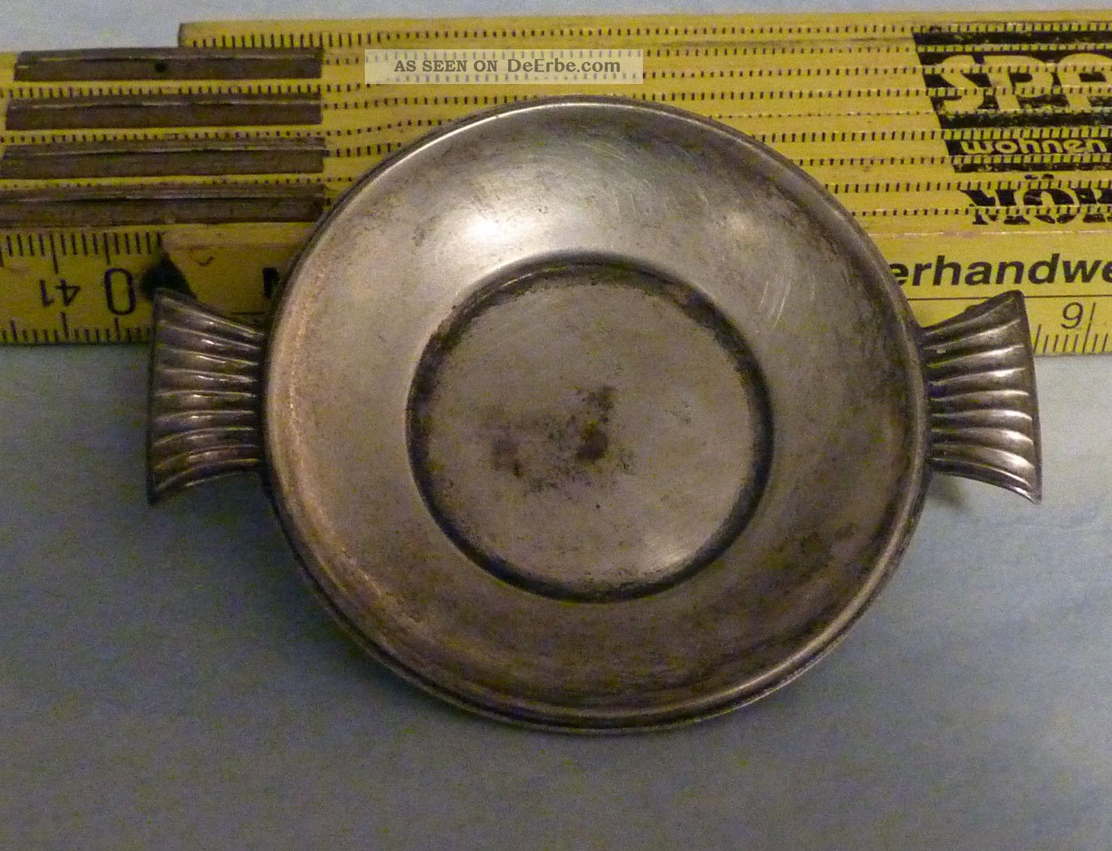 Puppenstuben Zubehör Alte Miniatur Schale Aus Silber (?) Siehe Stempel Original, gefertigt vor 1970 Bild