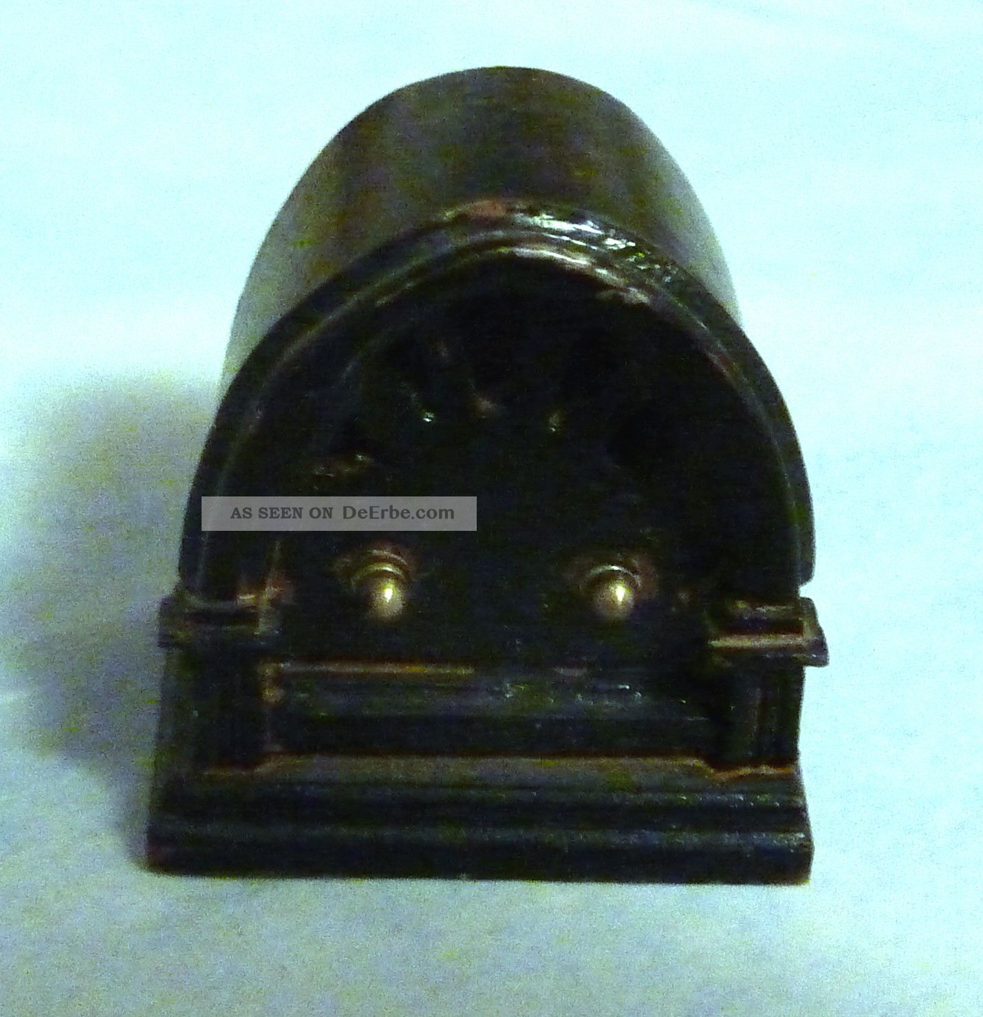 Puppenstuben Zubehör Radio Volksempfänger Aus Holz Miniatur Nur 2,  8 Cm Hoch Original, gefertigt vor 1970 Bild