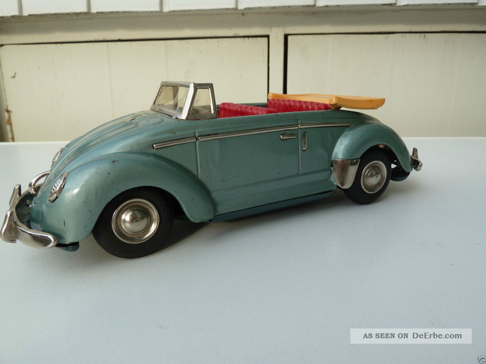 Volkswagen Käfer Cabriolet.  Batteriebetrieben Tn Nomura Made In Japan. Original, gefertigt 1945-1970 Bild