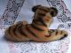 Steiff Tiger Liegender Tiger Bengal Kleiner Knopf Fahne 2317,  00 Brustschild Tiere Bild 1