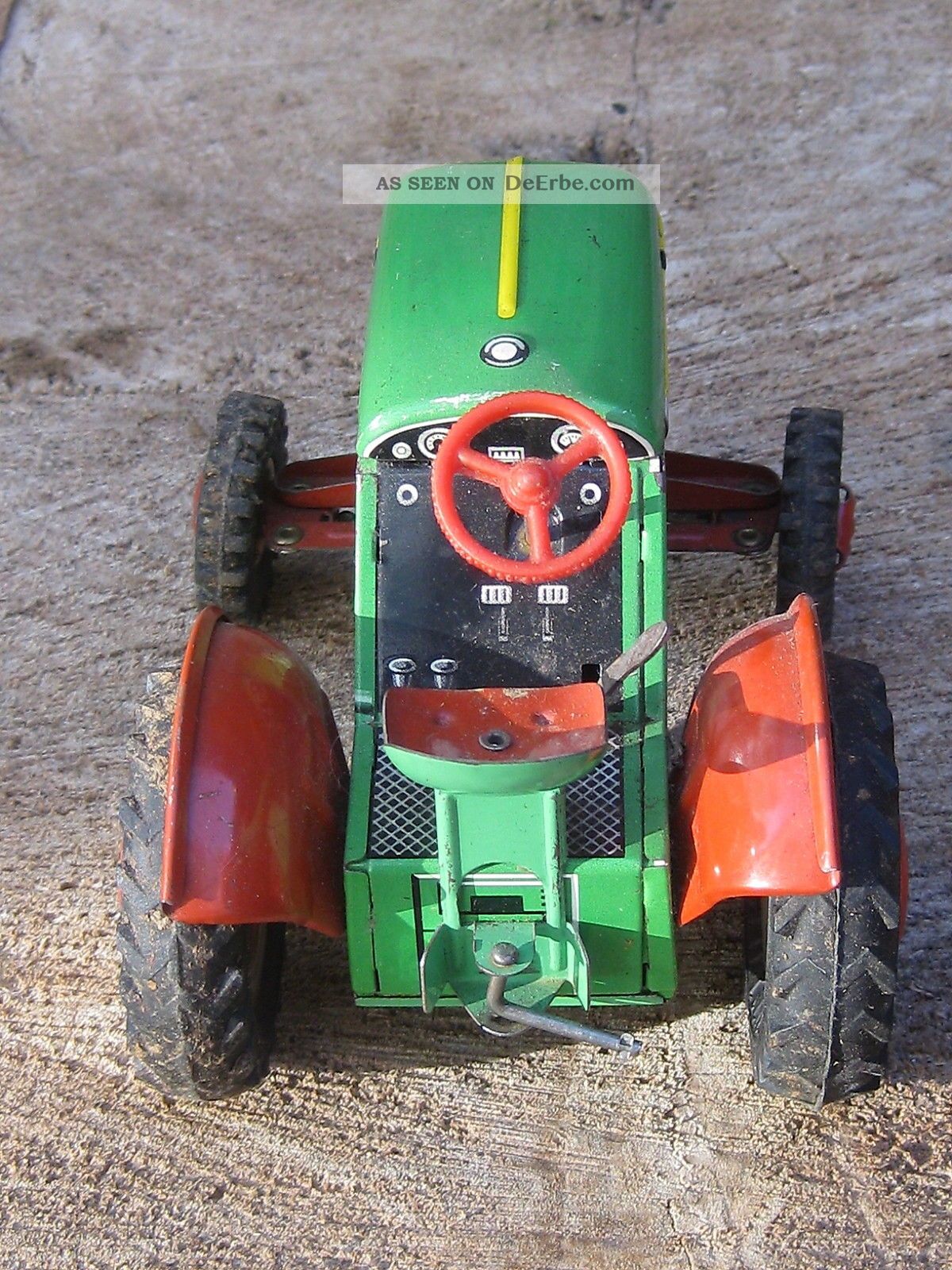 Antikspielzeug Tipco Traktor Aus Den 50ern