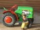Antikspielzeug Tipco Traktor Aus Den 50ern Original, gefertigt 1945-1970 Bild 3