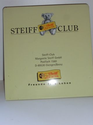 Steiff Club Metall - Schild Bild