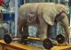 Rarität: Antiker Zirkuselefant Auf Rädern Um 1900 Sucht Neues Zuhause Stofftiere & Teddybären Bild 2