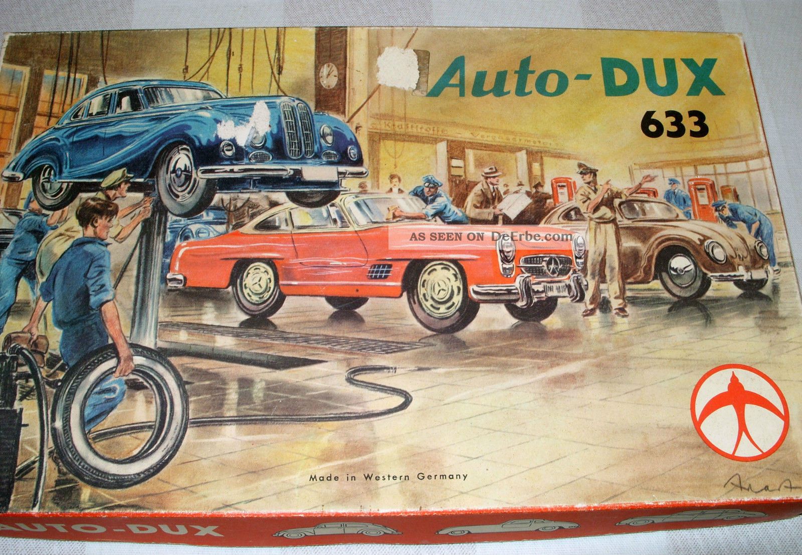 Auto Dux 633 Autobaukasten,  Dux Auto Original, gefertigt 1945-1970 Bild