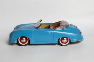Distler Porsche Electromatic 7500 Fs In Blau Blechspielzeug Schuco Bild