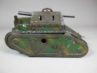 Alter Karl Bub Panzer 30er Blechspielzeug Uhrwerksantrieb Tank Mimikry Militär Bild
