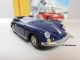 Blechspielzeug Porsche 356 Carrera 2 Mit Uhrwerk Blau Tin Toys Cabrio Mit Ovp Gefertigt nach 1970 Bild 2