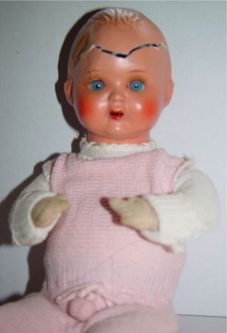Puppe 50er Jahre Babypuppe Zum Herrichten Bild