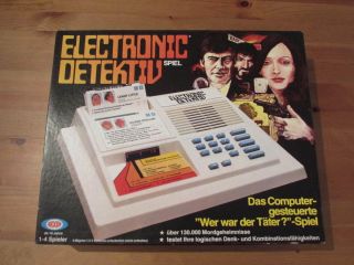 Electronic Detetktiv Spiel Von Arxon Sehr Selten Von 1979 Bild