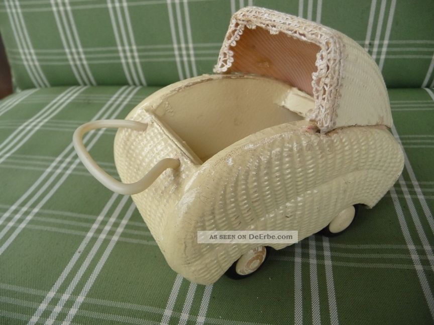 Antiker Seltener Puppenstuben Kinder Wagen Ca.  1920 Original, gefertigt vor 1970 Bild
