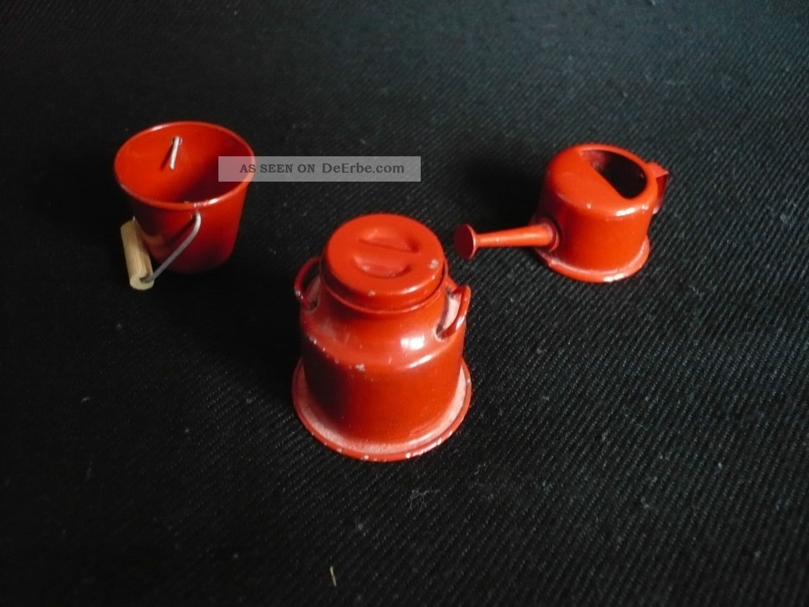 Konvolut Puppenstuben Zubehör Aus Metall Nostalgieware, nach 1970 Bild