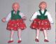 Caco Puppenpaar Unbespielt,  2 Puppen Für Puppenhaus,  Junge Und Mädchen Nostalgieware, nach 1970 Bild 2