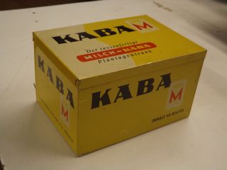 ))) ))  50er Jahre Kaba Blechdose 20x14cm)) )) )) Bild