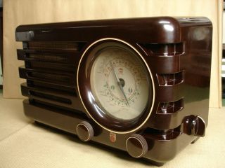 Sehr Schönes Philips Röhrenradio,  Typ Bx373a,  Baujahr 1948,  RaritÄt Bild