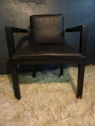 Tecta - D 51 - Stuhl Chair - Walter Gropius - Leder Schwarz - Designklassiker Bild