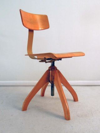 50er Jahre Ama Elastik Bürostuhl Stuhl Chair - Eiermann Jacobsen Eames Ers Bild