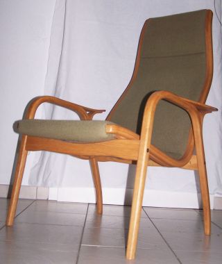 Lounge Chair Lamino Yngve EkstrÖm Swedese Sessel Oak 50er Jahre Bild