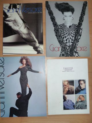 4 Versace Kataloge 1986 Und 1987 Bild